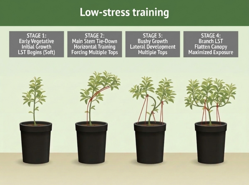 A cannabis LST diagram